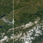 La sécheresse historique de l'été 2022 est visible depuis l'espace - rts.ch