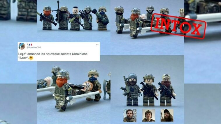 Lego n’a pas fabriqué de figures à l’effigie du régiment ukrainien Azov