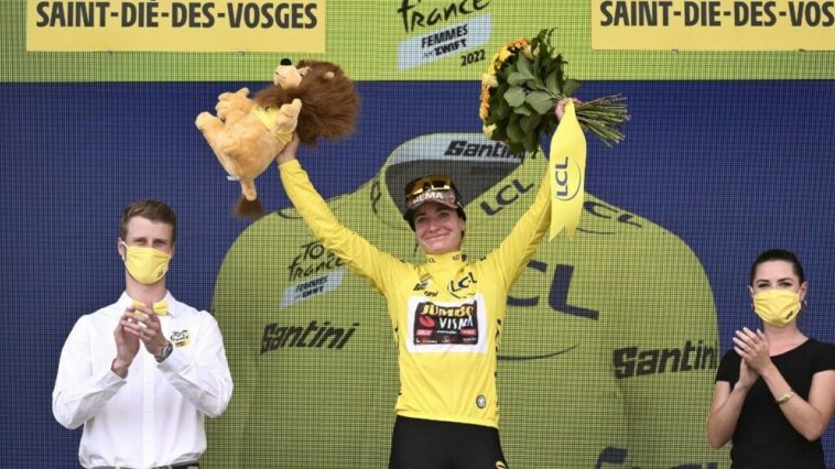 Marianne Vos, maillot jaune et inoxydable championne tout-terrain