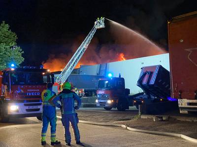 Une usine à Herentals frappée par un violent incendie