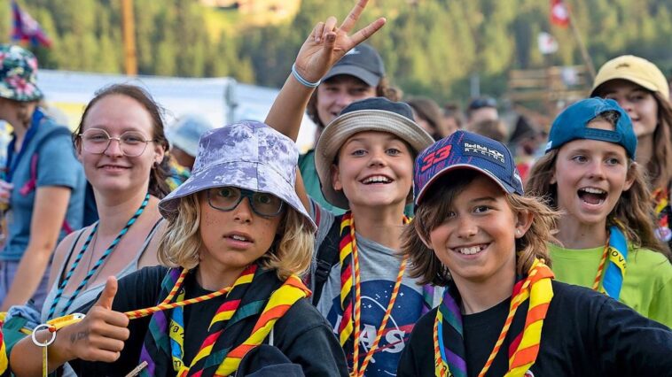 Valais: Des scouts à perte de vue dans un  joyeux brouhaha