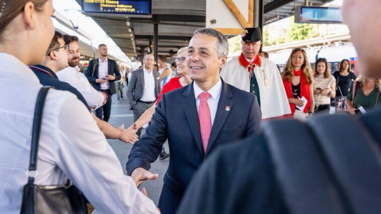 1er Août: Véritable marathon ferroviaire pour Ignazio Cassis