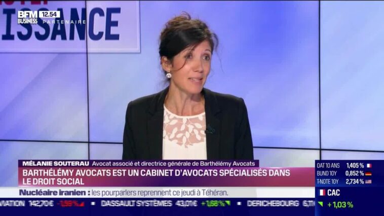 Mélanie Souterau (Barthélémy Avocats) : Barthélémy Avocats est un cabinet d'avocats spécialisé dans le droit social