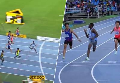 Un air d’Usain Bolt: Letsile Tebogo bat le record du monde U20 au 100m et célèbre avant la ligne d’arrivée