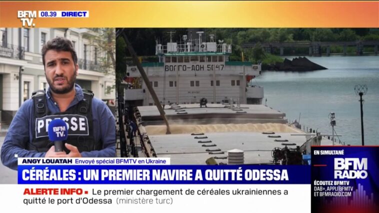 le premier chargement de céréales a quitté le port d'Odessa