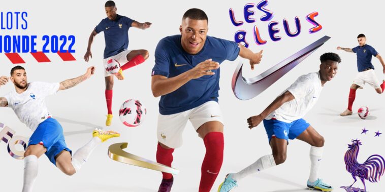 Blanc avec motifs à l'extérieur, bleu à domicile… Les nouveaux maillots des Bleus dévoilés !