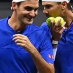 Début du dernier match de la carrière de Roger Federer, à la Laver Cup