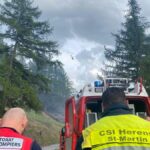 Evolène (VS): Un feu de forêt ravage plus de deux hectares