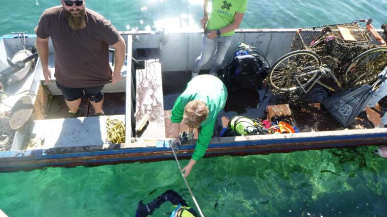 Genève: Plus de 1400 kilos de déchets repêchés dans le lac Léman