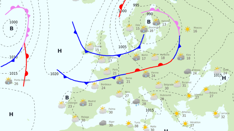 Météo: Plongée d’air polaire et première irruption hivernale en montagne