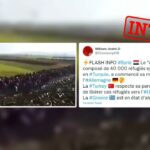 Non, cette vidéo ne montre pas un convoi de réfugiés syriens en route vers l’Europe