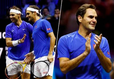 Roger Federer achève sa carrière sur une défaite en double avec Rafael Nadal