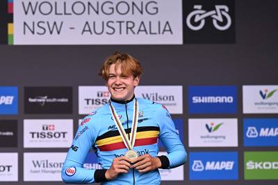 Van Mechelen médaillé de bronze chez les juniors: “Le podium était le grand objectif”