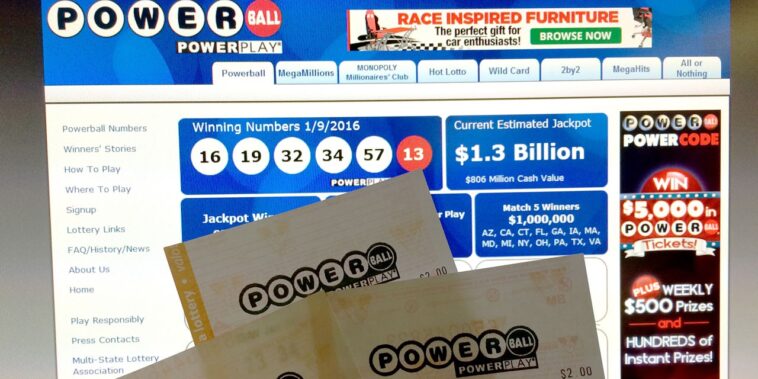 Cette somme astronomique mise en jeu lundi soir au Powerball, la loterie américaine