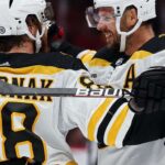 David Krejci fête son retour en grand