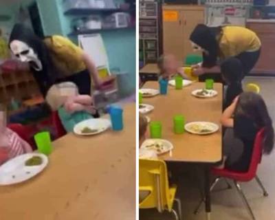 Des puéricultrices terrifient des enfants avec un masque de “Scream” dans une crèche