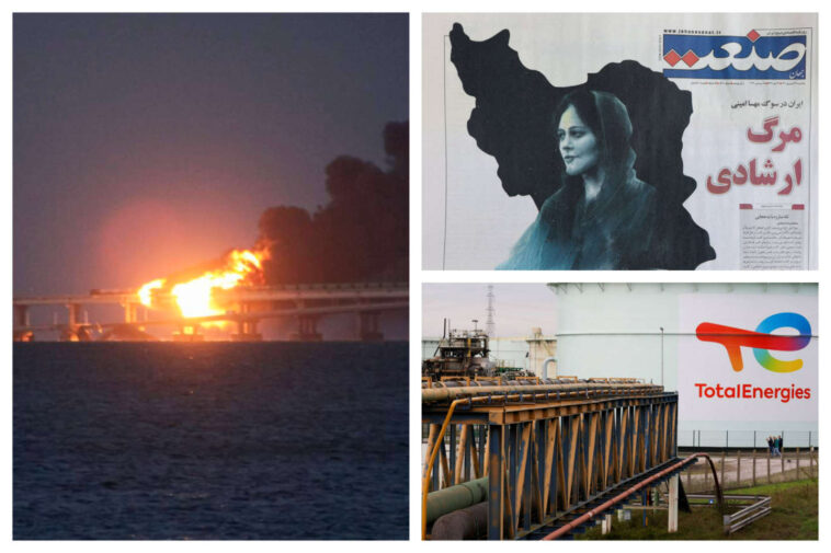 Effondrement du Pont de Crimée, Iran, essence… Les cinq infos à retenir du week-end