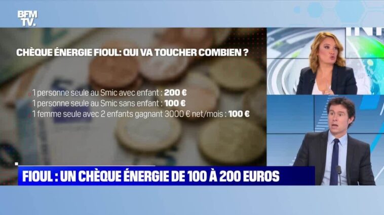 Fioul : un chèque énergie de 100 à 200 euros