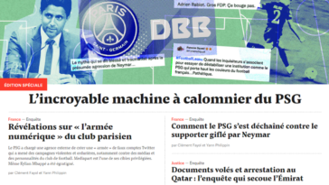 Football : "L'incroyable machine à calomnier du PSG"