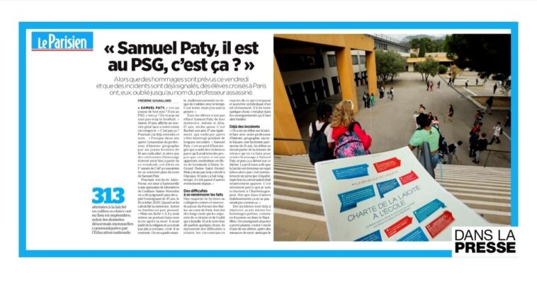 France : "Samuel Paty, il est au PSG, c'est ça?"