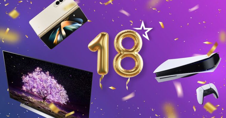 Jeu-concours : TV LG OLED65C2, Sony PS5, Samsung Galaxy Z Fold 4... 18 ans, ça se fête !