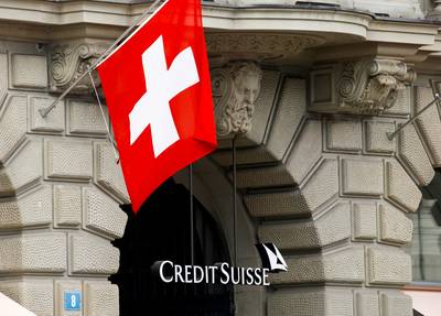 Le Credit Suisse paie 238 millions d'euros pour éviter des poursuites pénales pour blanchiment en France