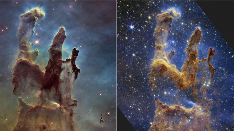 Le télescope James Webb capture les grandioses "Piliers de la création"