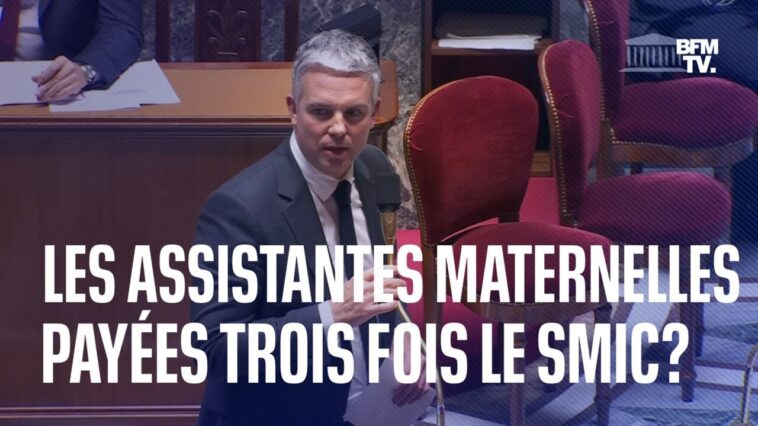 Les assistantes maternelles payées trois fois le Smic? Les oppositions raillent le ministre des Solidarités