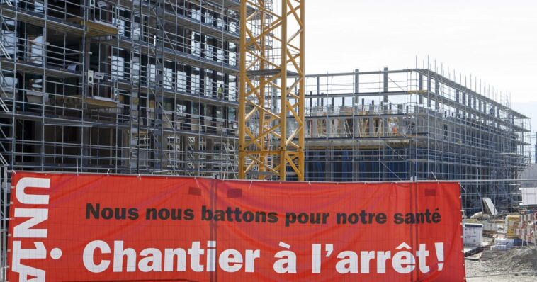 Les maçons préparent des mouvements de protestation à l'échelle nationale - rts.ch