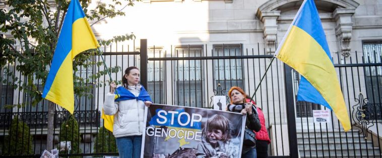 Manifestation à Montréal: les Ukrainiens ne céderont pas à la peur