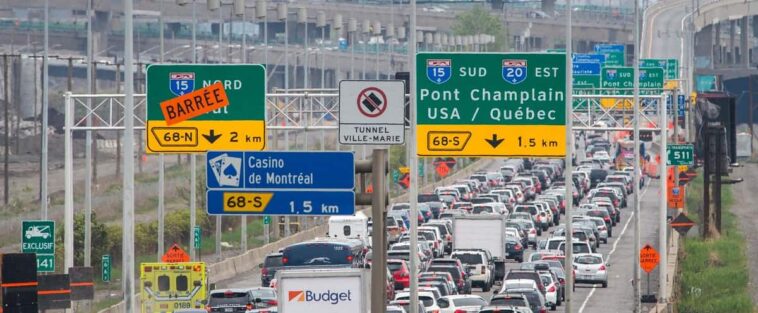 Montréal: des entraves sur les routes durant le week-end de l’Action de grâce