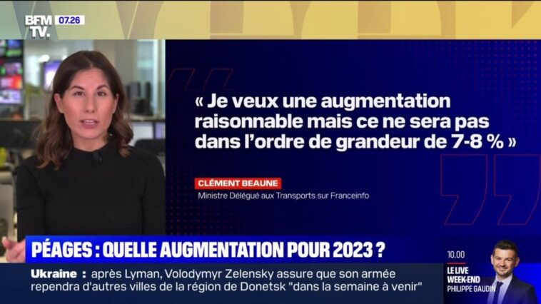 Péages: quelle augmentation pour 2023?