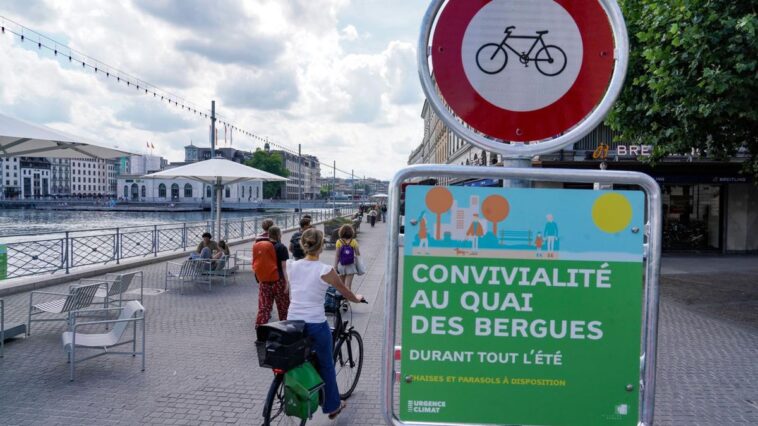 Ville de Genève: Quai des Bergues réservé aux piétons et vélos bannis