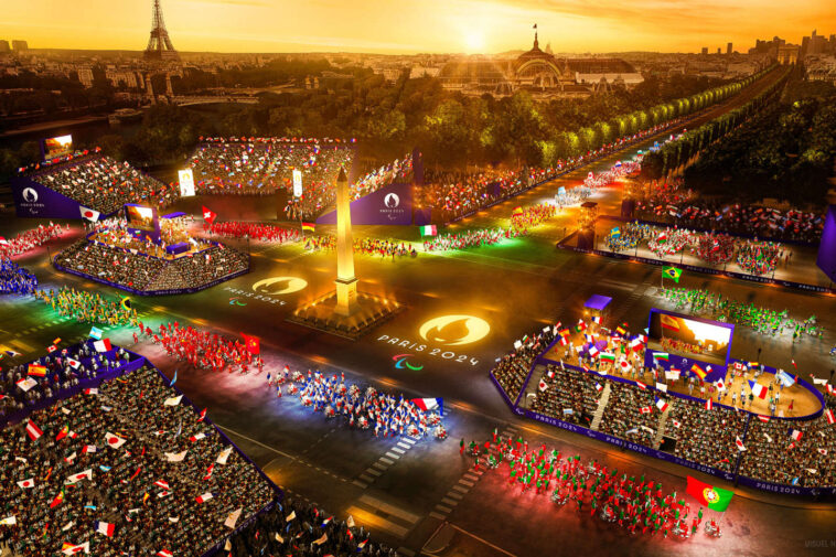 la place de la Concorde et les Champs-Elysées, théâtre de la cérémonie d’ouverture des Jeux paralympiques