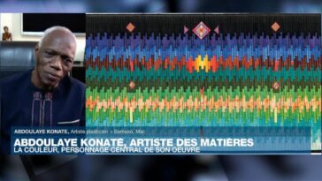 Abdoulaye Konaté, l'artiste de la matière qui raconte l'Afrique avec des mosaïques de tissus