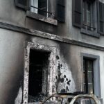 Clarens (VD): Un conteneur met le feu à une voiture et un immeuble