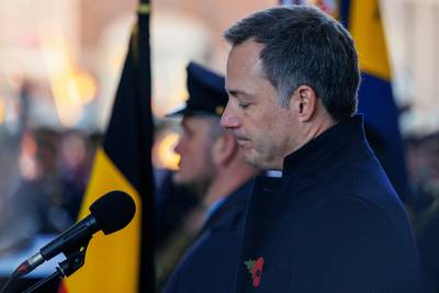 De Croo aux commémorations de l'armistice à Ypres: “Pour ma génération, la guerre n'a jamais été aussi tangible qu'aujourd'hui”