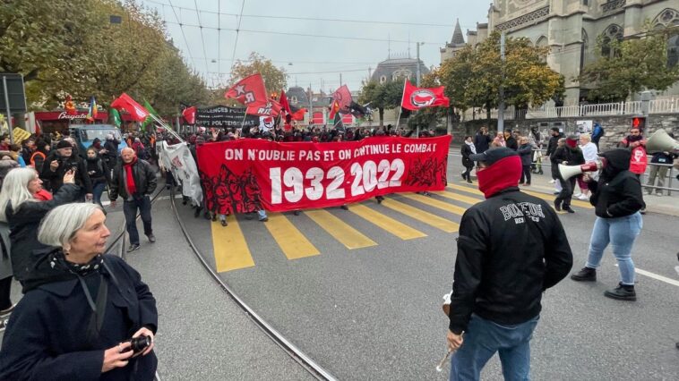 Genève: Défilé antifasciste pour «retenir les leçons du passé»