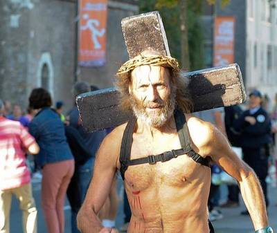 Gilbert “Jésus” Dantzer vient de boucler son 300e marathon à l’âge de 68 ans