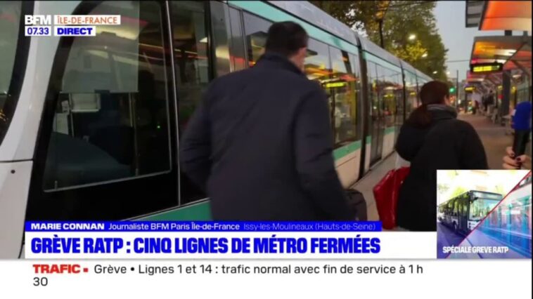 Île-de-France: moins touché par la grève RATP, le tramway plébiscité