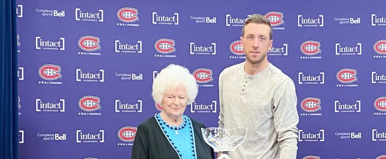 Jake Allen grave son nom sur le trophée Jean-Béliveau pour son implication communautaire