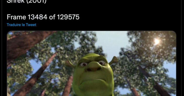 Le bot Twitter qui postait chaque image du film Shrek dans l'ordre a fini son œuvre