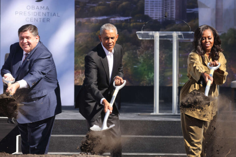 Le chantier du futur centre Obama de Chicago à l’arrêt après la découverte d’une corde avec un nœud coulant