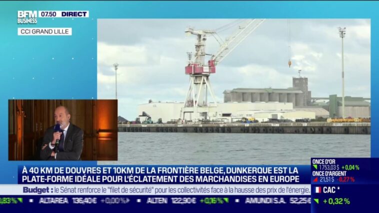 Le port de Dunkerque est le troisième port français