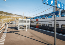 RER Vaud - la gare de Cully offre de nouvelles perspectives