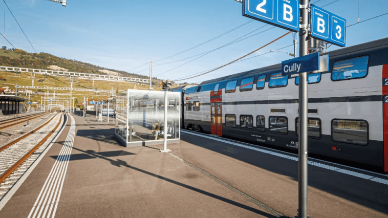 RER Vaud - la gare de Cully offre de nouvelles perspectives