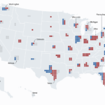 Résultats des midterms 2022 : suivez l’avancée du dépouillement sur notre carte interactive