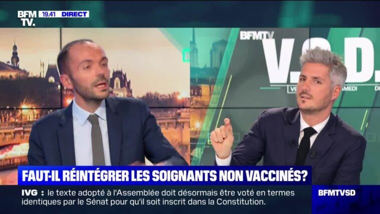 Soignants non vaccinés : Tensions à l'Assemblée