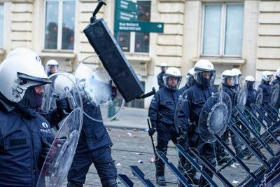 “Tolérance zéro” : les policiers manifestent pour dénoncer les violences à leur encontre