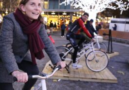 Ville de Genève: Des vélos pour allumer les arbres de Noël